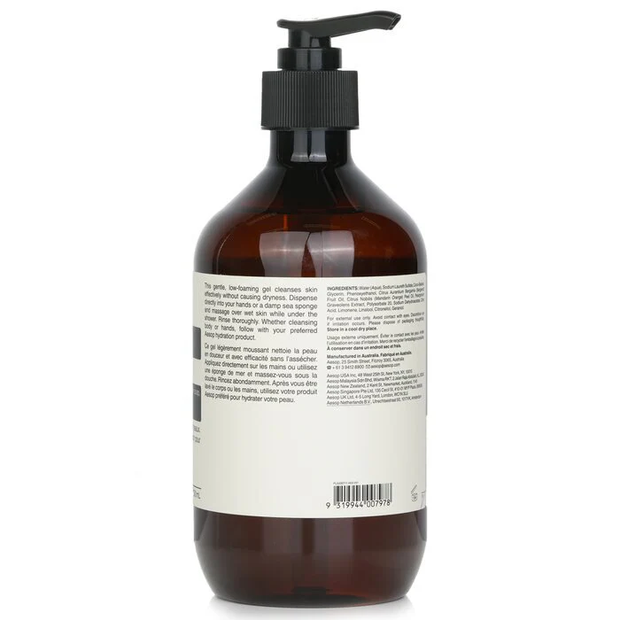 Aesop Geranium Leaf Body Cleanser 500ml/17.99oz - Image 3