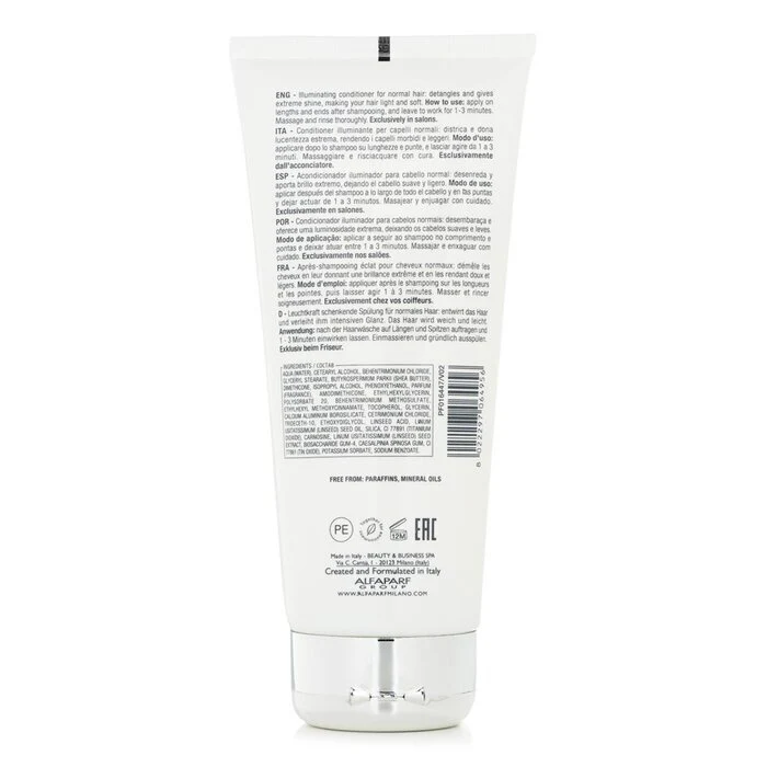 AlfaParf Semi Di Lino Diamond Illuminating Conditioner (Normal Hair) 200ml/6.76oz - Image 3