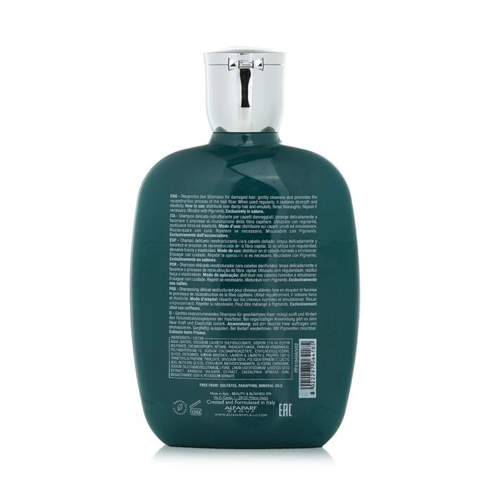 AlfaParf Semi Di Lino Reconstruction Reparative Low Shampoo (Damaged Hair) 250ml/8.45oz - Image 3