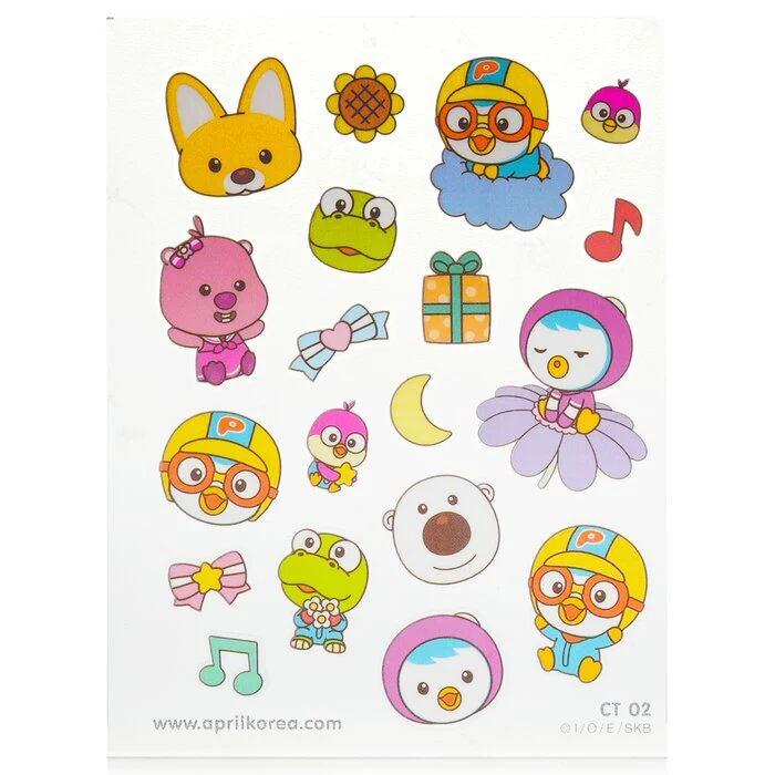 April Korea Pororo Body Sticker - # CT02 1pc - Image 2