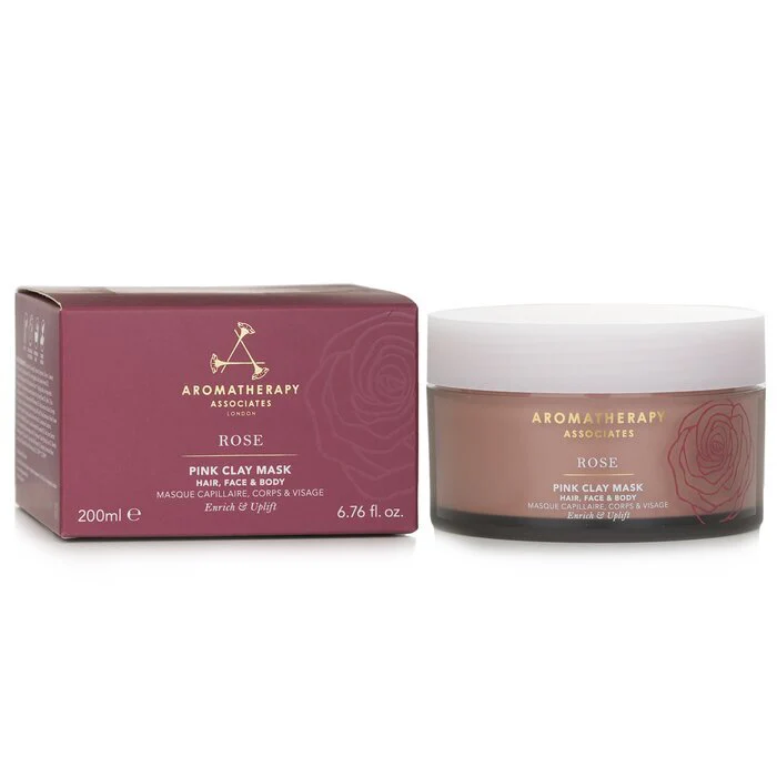 Aromatherapy Associates Rose - Pink Clay Mask (Hair, Face & Body) 200ml/6.76oz - Image 2