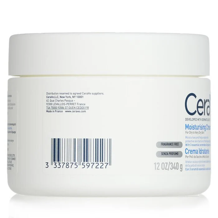 CeraVe Moisturising Cream For Dry to Very Dry Skin 340g/12oz - Image 2