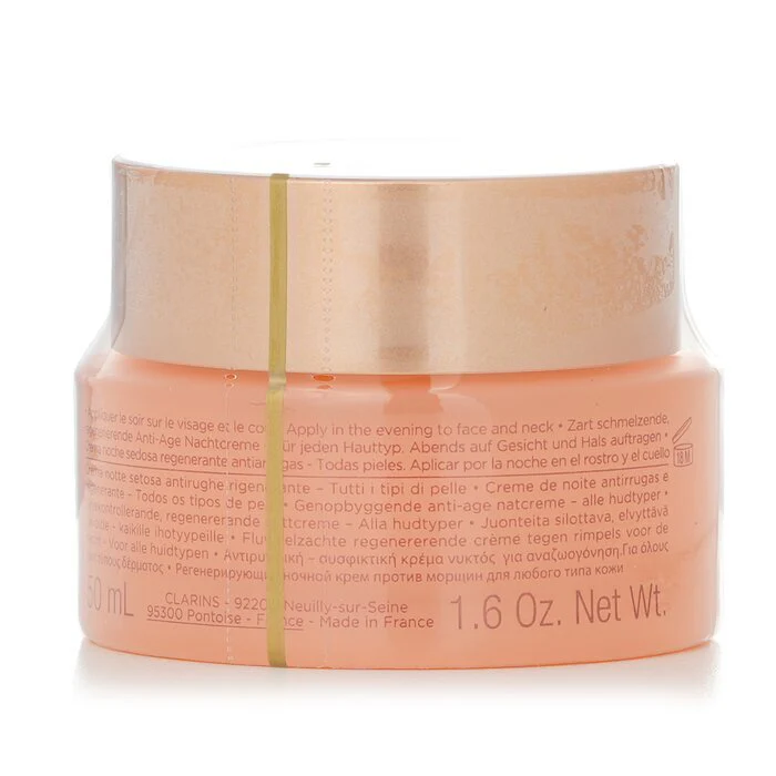 Clarins Extra Firming Nuit Wrinkle Control, Regenerating Night Silky Cream (All Skin Type) 50ml/1.6oz - Image 3