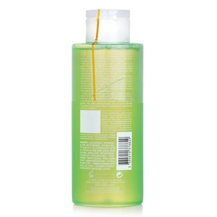 Clarins Purifying Toning Lotion with Meadowsweet & Saffron Flower Extracts - Combination to Oily Skin 400ml/13.5oz - Image 3