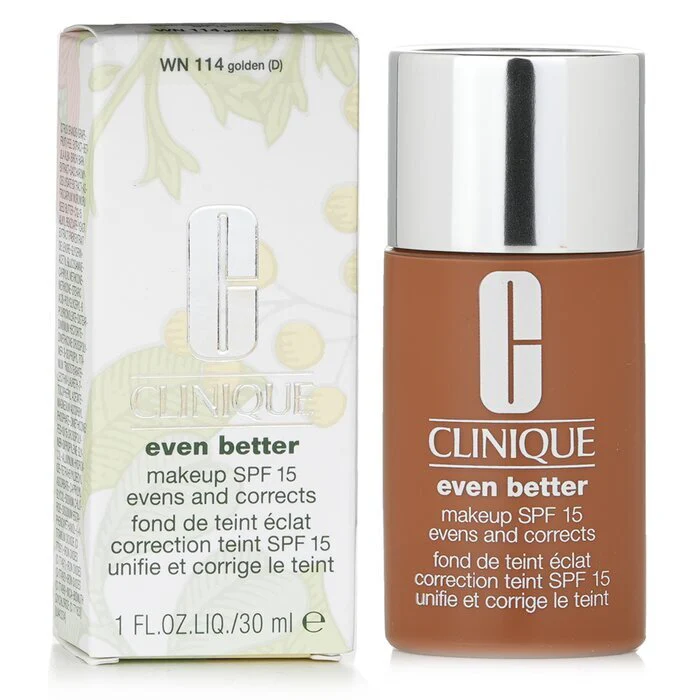Clinique Even Better Makeup SPF15 (Dry Combination to Combination Oily) - No. 10/ WN114 Golden 30ml/1oz - Image 2