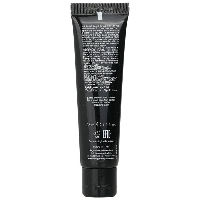 Diego Dalla Palma Milano Black Secret T Zone Peel-Off Glitter Mask 35ml/1.2oz - Image 3