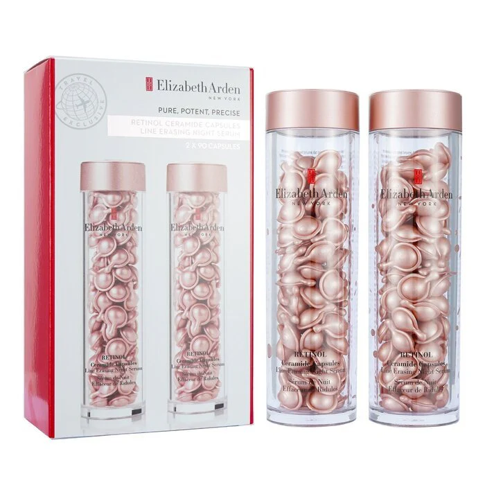 Elizabeth Arden Ceramide Retinol Capsules - Line Erasing Night Serum Duo 2x90caps