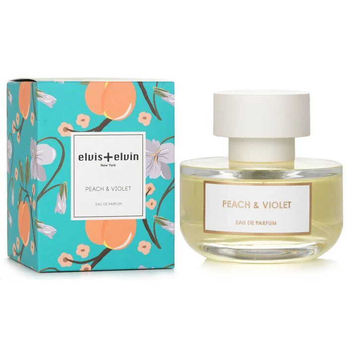 Elvis + Elvin Peach & Violet Eau De Parfum Spray 48ml/1.6oz - Image 2