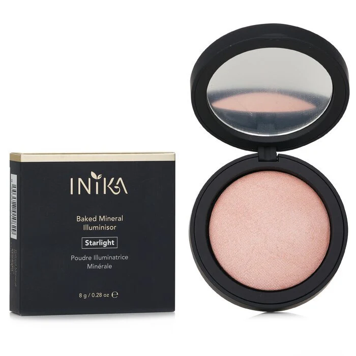 INIKA Organic Baked Mineral Illuminisor - # Starlight 8g/0.28oz - Image 2