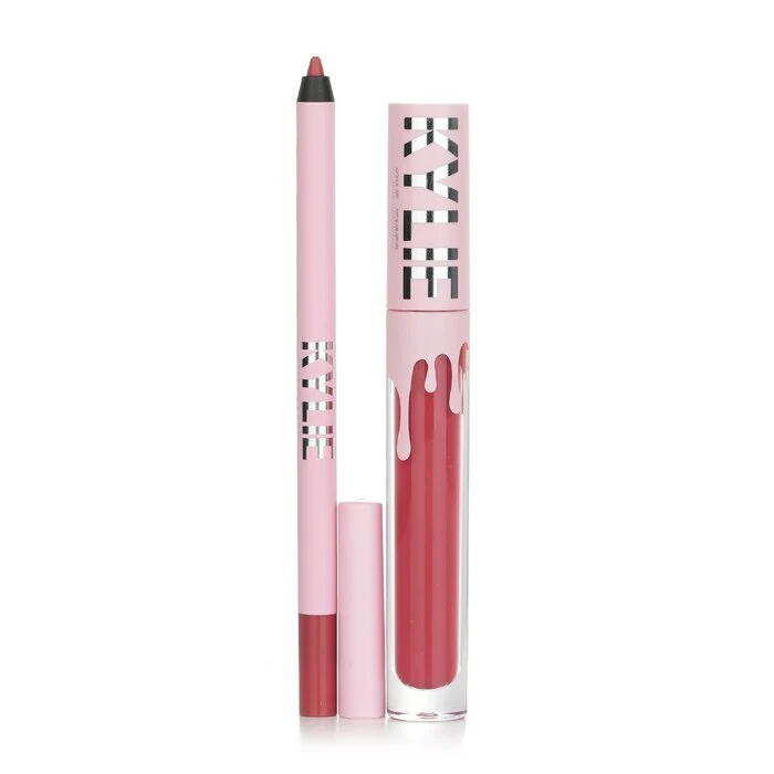 Kylie By Kylie Jenner Matte Lip Kit: Matte Liquid Lipstick 3ml + Lip Liner 1.1g - # 500 Kristen Matte 2pcs - Image 2