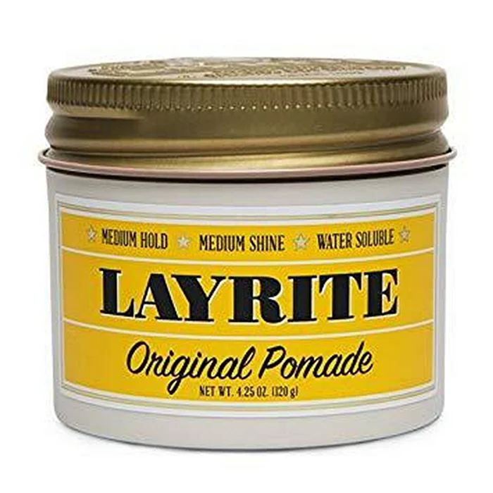 Layrite Original Pomade (Medium Hold, Medium Shine, Water Soluble) 120g/4.25oz - Image 4
