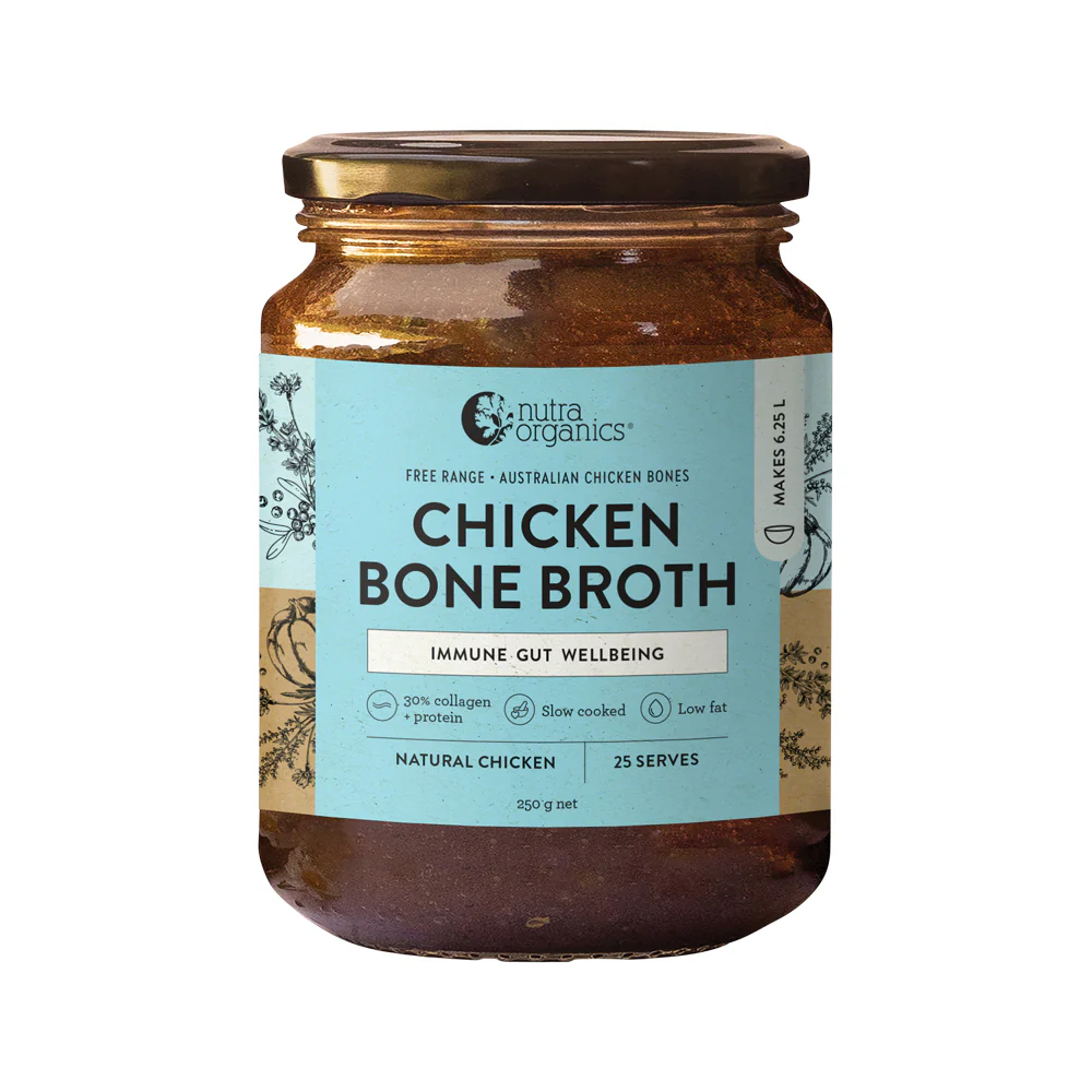 Nutra Organics Bone Broth Chicken Concentrate Natural 250g