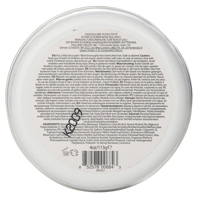 Reuzel Clay Matte Pomade 113g/4oz - Image 3