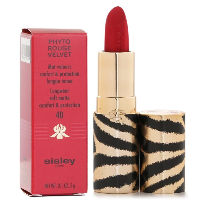 Sisley Phyto Rouge Velvet Lip Balm - # 40 Rouge Icon 3g - Image 3