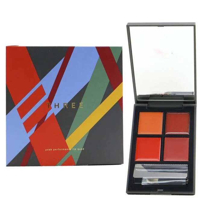 THREE Peak Performance Lip Quad (Limited Edition) - # X01 I'm Game 6g/0.21oz - Image 2