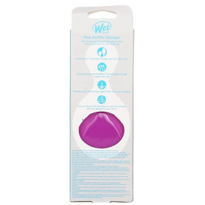 Wet Brush Mini Detangler - # Purple 1pc - Image 3